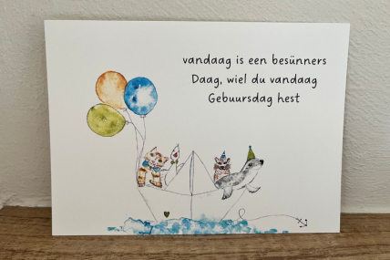 Postkarte vandaag is een besünres Daag 2