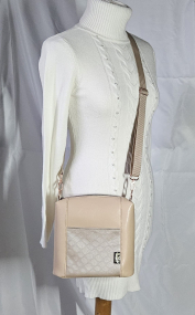 Handtasche Beige