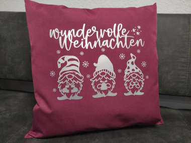 Outdoorkissen Wundervolle Weihnachten 