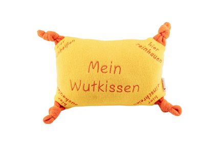 Mein Wutkissen – bestickt zum Schreien & Drücken (19×29 cm)