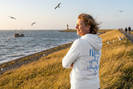 Zip-Hoodie „Meer geht immer“