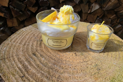 Zitroneneis- Kerze