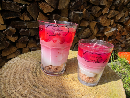 Erdbeerkuchen Dessertkerze-Mini