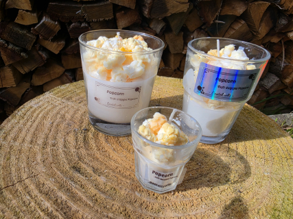 Popcorn Dessertkerze-Mittel