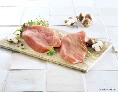 Bio Putenschnitzel frisch HLK A, 250 g