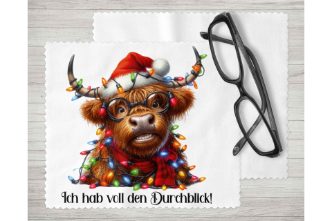 Brillenputztuch - Objektivtuch Ich hab voll den Durchblick