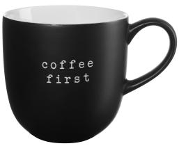 Becher hey! "coffee first"