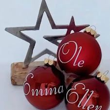Personalisierte Christbaumkugeln in vielen verschiedenen Farben 7 cm