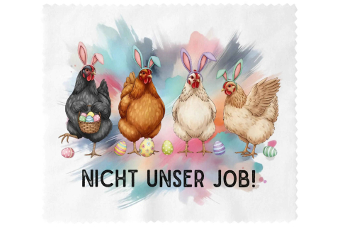 Brillenputztuch Nicht unser Job!
