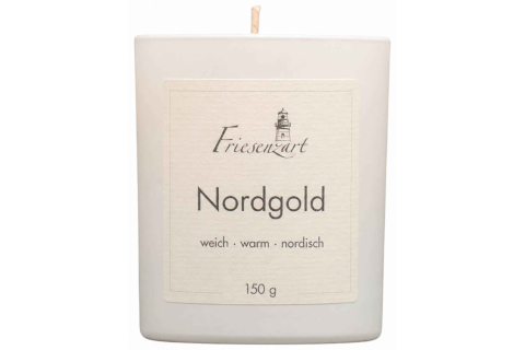 Duftkerze Nordgold weich · warm · nordisch