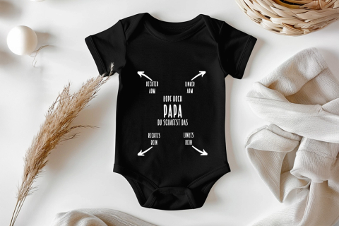 Baby Body "Papa du schaffst das"