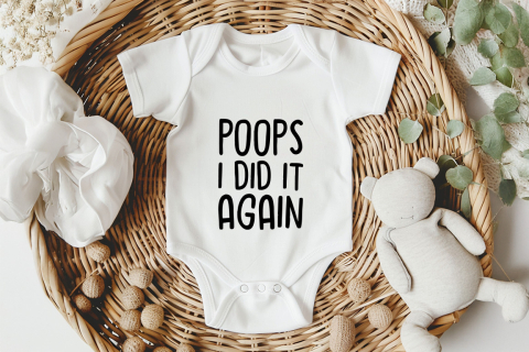 Baby Body "Poops i did it again"