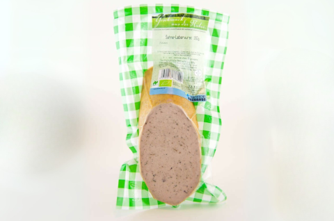 Bio delikatess Leberwurst, fein 160 g