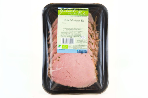 Bio Rindersaftschinken "Pastrami" 80 g
