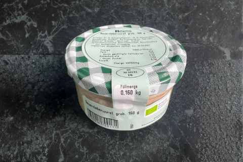 Bauernleberwurst grob 160 Glas