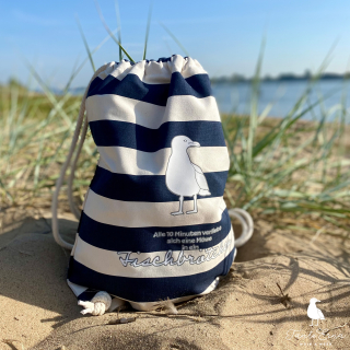 Turnbeutel mit Griffen - Fischbrötchen