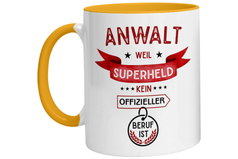 Tasse - Superheld Anwalt