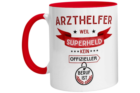 Tasse - Superheld Arzthelfer