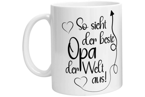 Tasse - So sieht der beste Opa der Welt aus