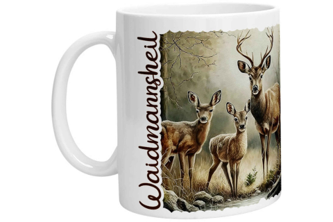 Tasse – Jaeger Waidmannsheil Hirsch Familie