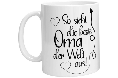 Tasse - So sieht die beste Oma der Welt aus