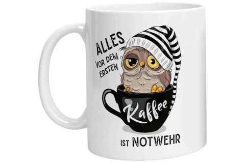Tasse - Alles vor dem ersten Kaffee ist Notwehr