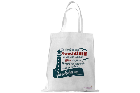 Einkaufstasche - Die Familie ist unser Leuchtturm