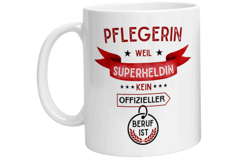 Tasse - Superheldin Pflegerin