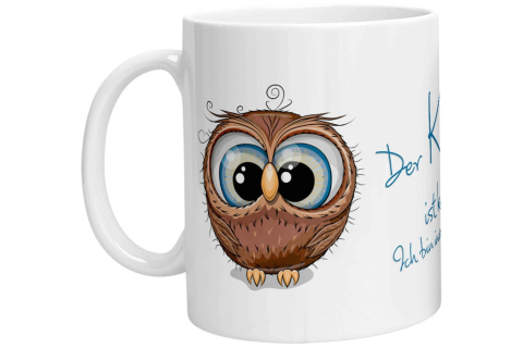 Tasse - Eule Der Kaffee ist kaputt! Ich bin immer noch müde.