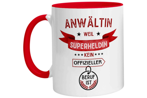 Tasse - Superheldin Anwältin