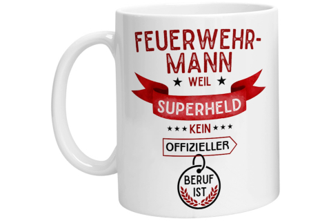 Tasse - Superheld Feuerwehrmann