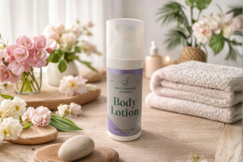 Alpaka - Body Lotion - mit Keratin aus Alpakawolle