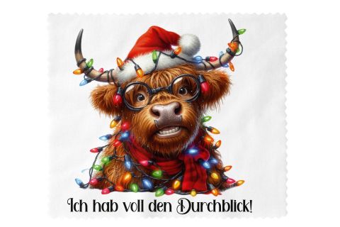 Brillenputztuch - Objektivtuch Ich hab voll den Durchblick