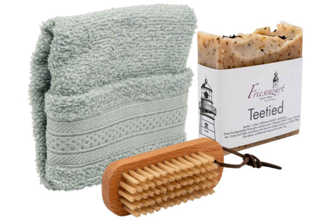 Naturseife Geschenkset „Teetied“ – Pflege-Set | Friesenzart