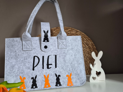 Osterkorb Filztasche Kinder personalisiert