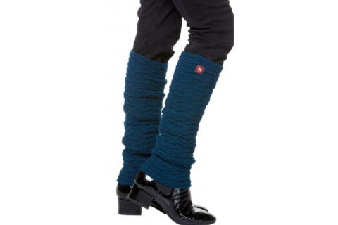 Beinstulpen BIESEN aus 100% Alpaka Petrol