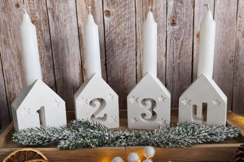 Adventshäuser aus Raysin – stilvolle Adventsdeko