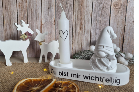 Kerzenschale - Wichtelig -