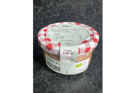 Bio Eisbeinmett 160g Glas