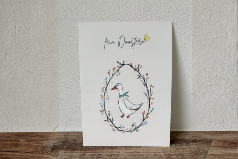 Postkarte fein Oostern