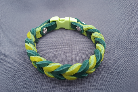 Armband aus Fettleder lime/grün