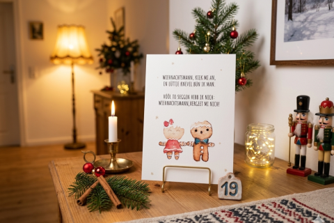 Postkarte: Lebkuchen-Wiehnacht 