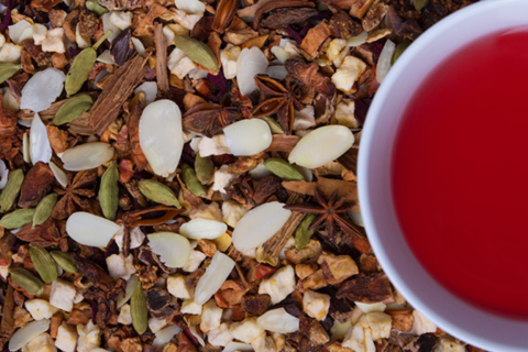 Früchtetee Gebrannte Mandeln