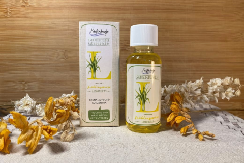 Ostfriesischer Saunaaufguss "Frühlingswiese" Typ Lemongras 100ml Konzentrat