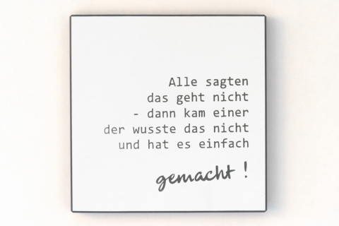 Wandbild in schwarz/weiß Meer geht immer!