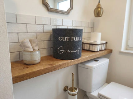 Toilettenpapier Banderole aus Filz perfektes kleines Geschenk für alle mit Humor!