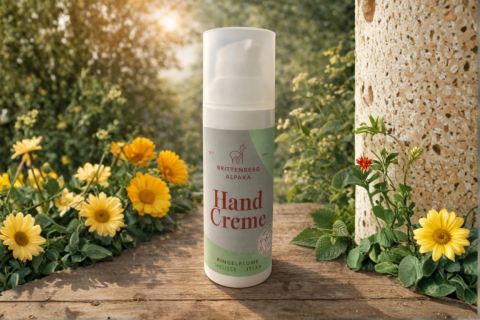 Alpaka Handcreme mit Keratin aus Alpakawolle