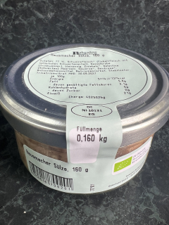 Hausmacher Sülze 160g im Glas