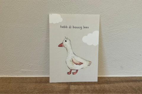 Postkarte hebb di banning leev