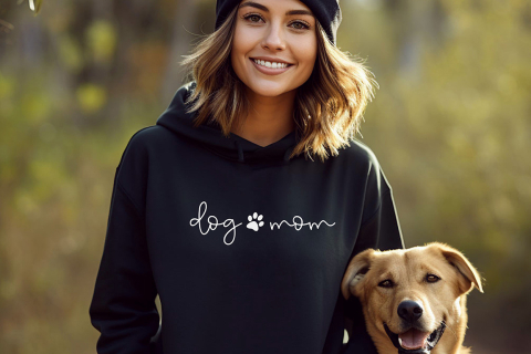 Hoodie "Dog Mom"